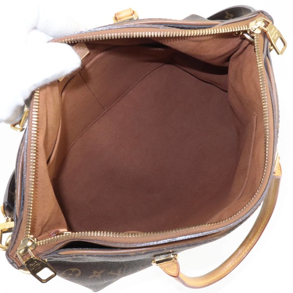 💎✨AUTHENTIC✨💎 LV Havane Brown Monogram Pallas 2Way Bag - Picture 11 of 13